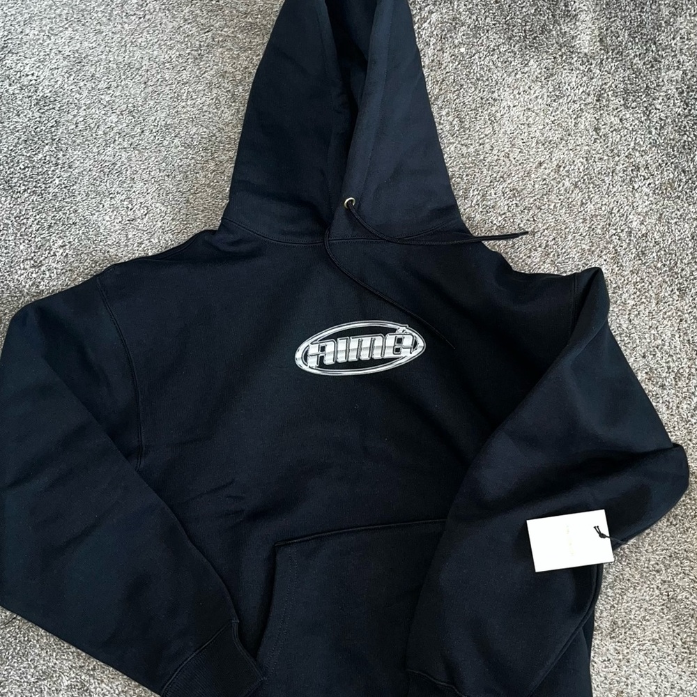 BRAND NEW - Aime Leon Dore Black Chrome Sport Logo Hoodie